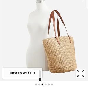 Jcrew Woven Straw Market Tote